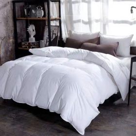 Down Duvet, Winter Duvet, Goose Down Duvet Core, Air Conditioner (Option: White-180x220cm-6)